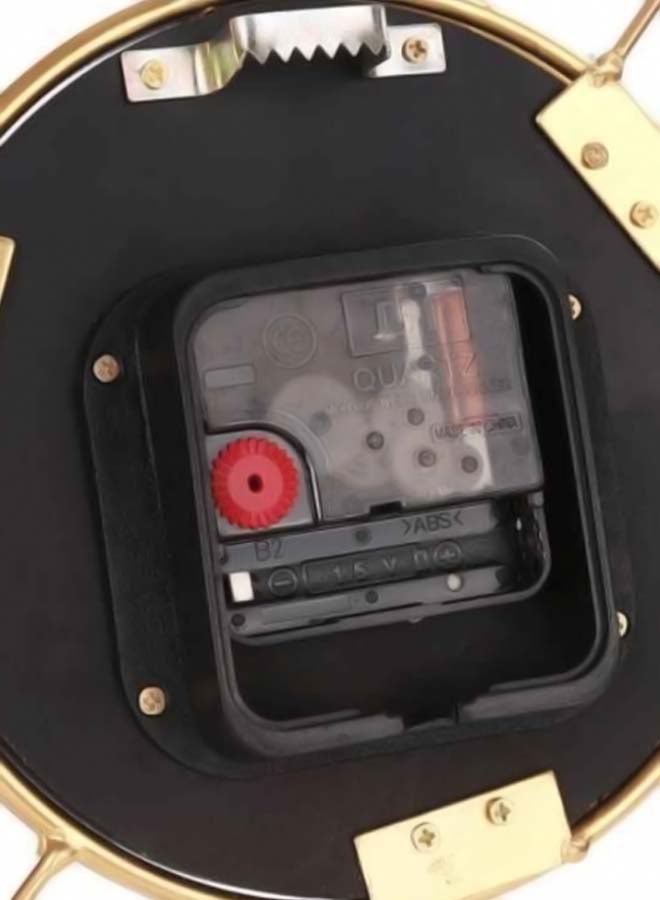 Modelling Drilled Fashion Wall Clock Gold