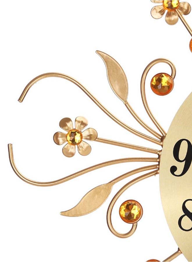 Modelling Drilled Fashion Wall Clock Gold