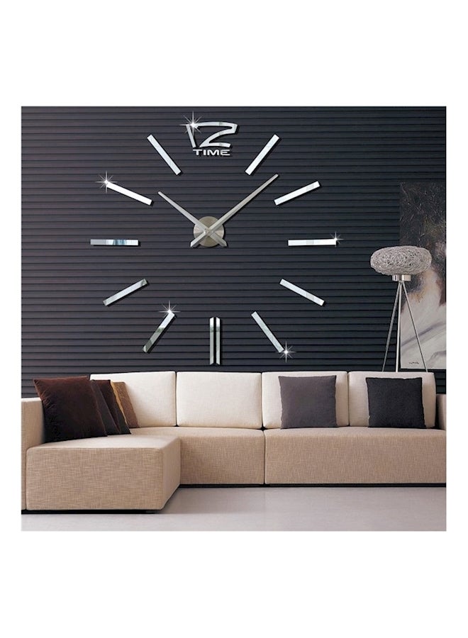 Acrylic Analog Wall Clock Multicolour