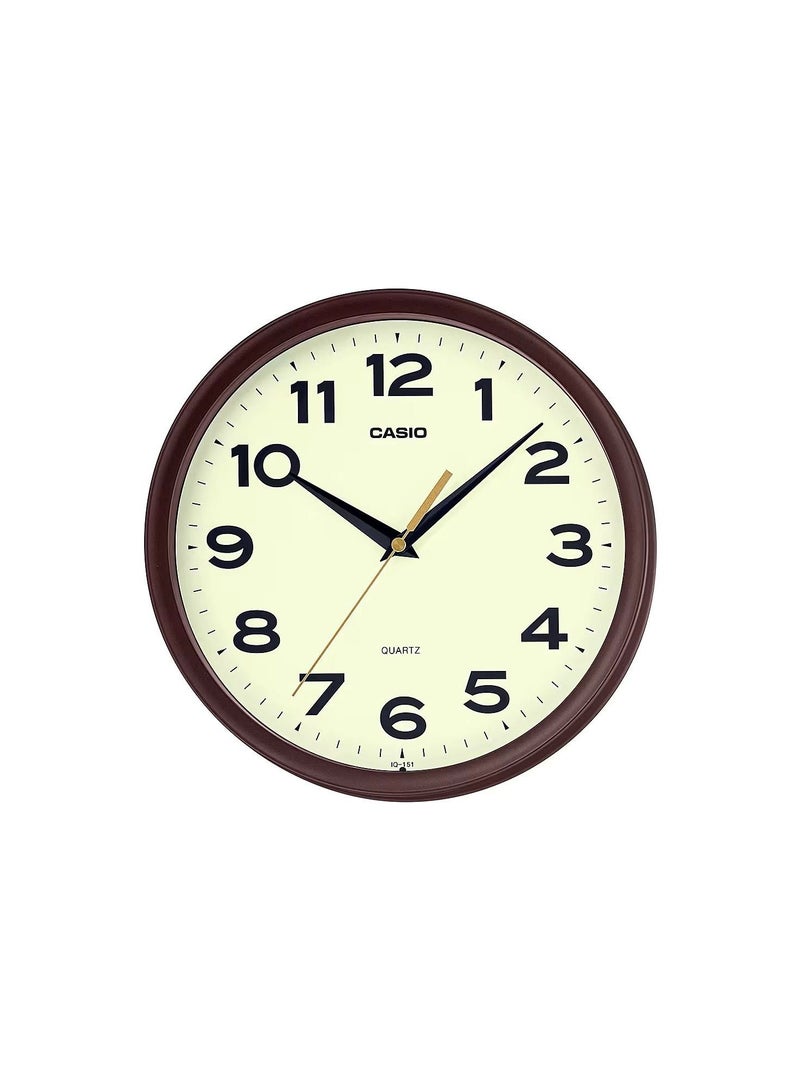 Casio Analog Round Wall Clock IQ-151-5