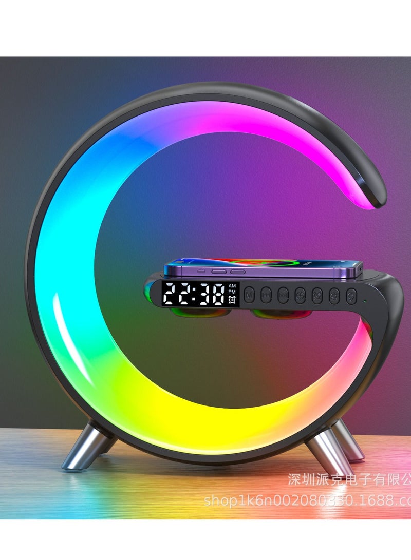 Alarm Clock With App Control Fast Wireless Charger RGB Light BT Speaker Sunrise