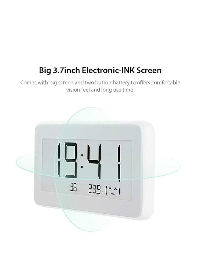 LED Digital Alarm Clock White