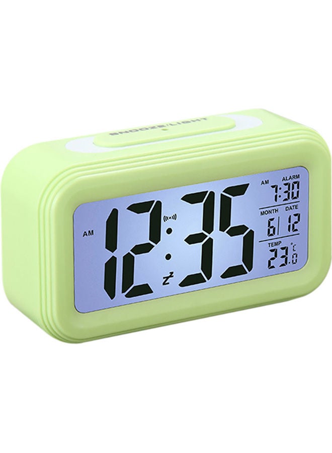 Electronic Clock Green 14.5x5.5x8.5cm