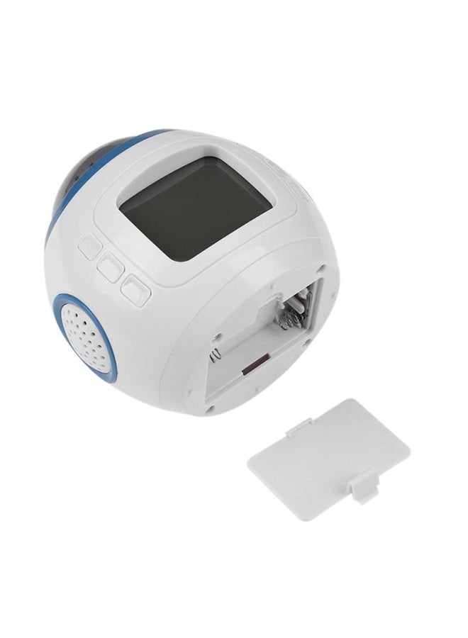 Starry Star Glowing LED Digital Alarm Clock White/Blue/Grey