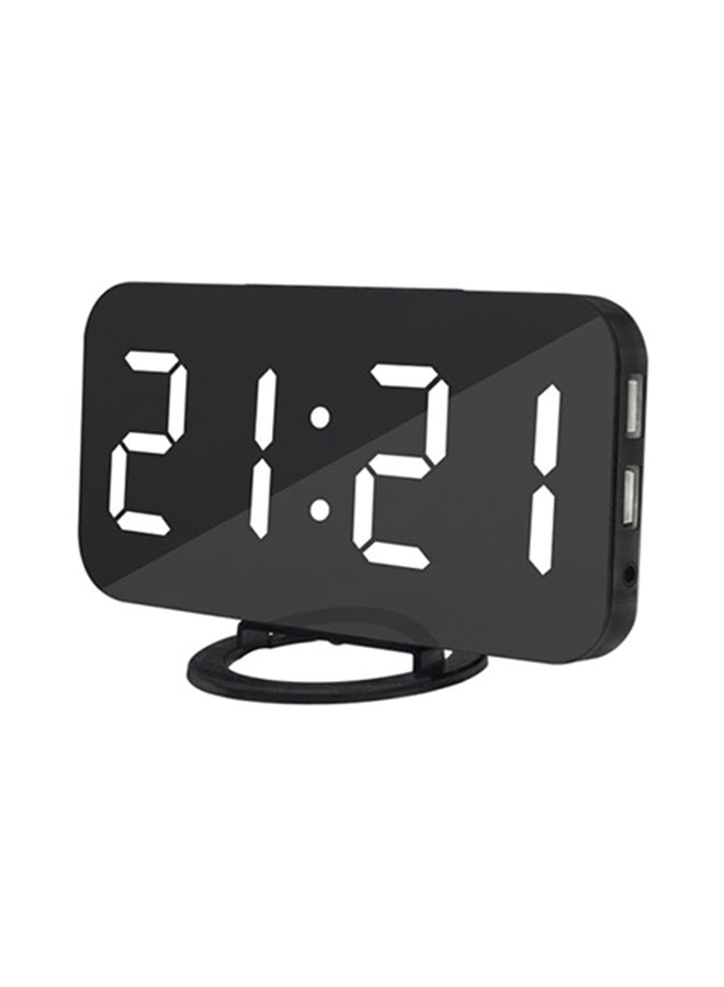 Digital LED Alarm Clock Black
