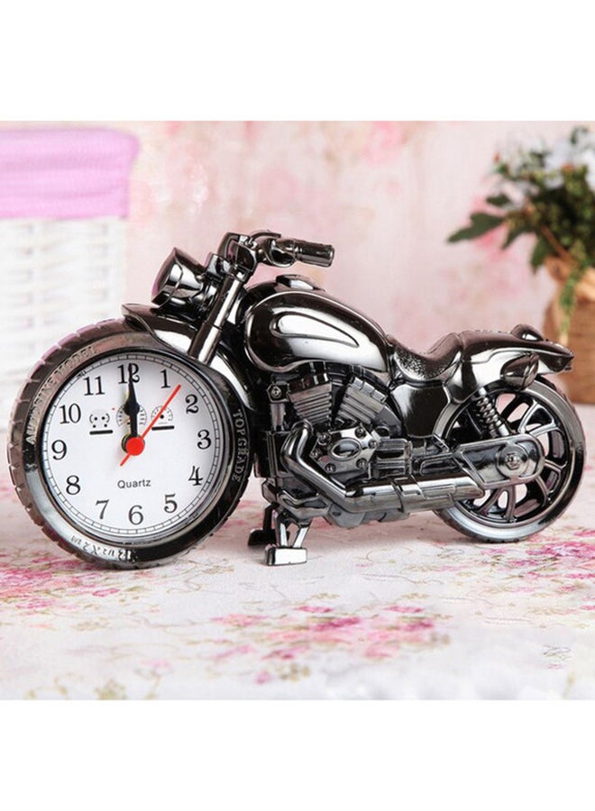 Motor Bike Quartz Alarm Clock Multicolour 21.5x6x12cm