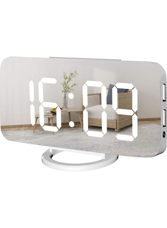 Digital Alarm Clock Multicolour 6.22 x 0.55 x 3.07inch