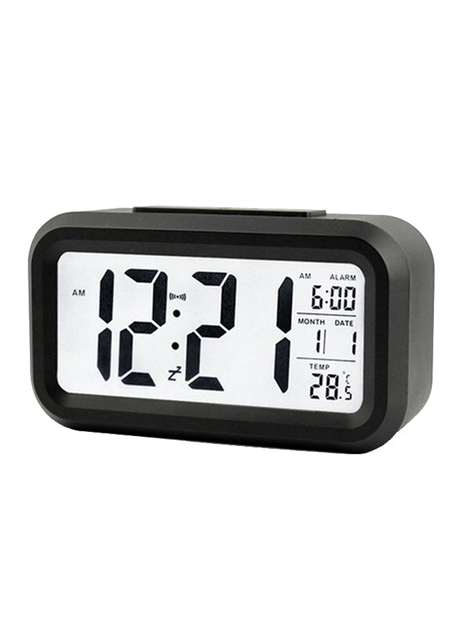 Bounty Digital Alarm Wall Clock Black