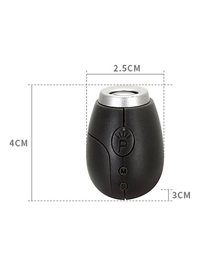 Creative Mini Digital Led Projection Clock Black 2.5x3x4cm