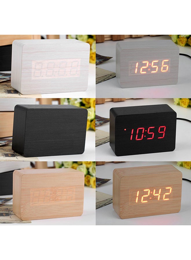 Digital LED Alarm Clock Grey