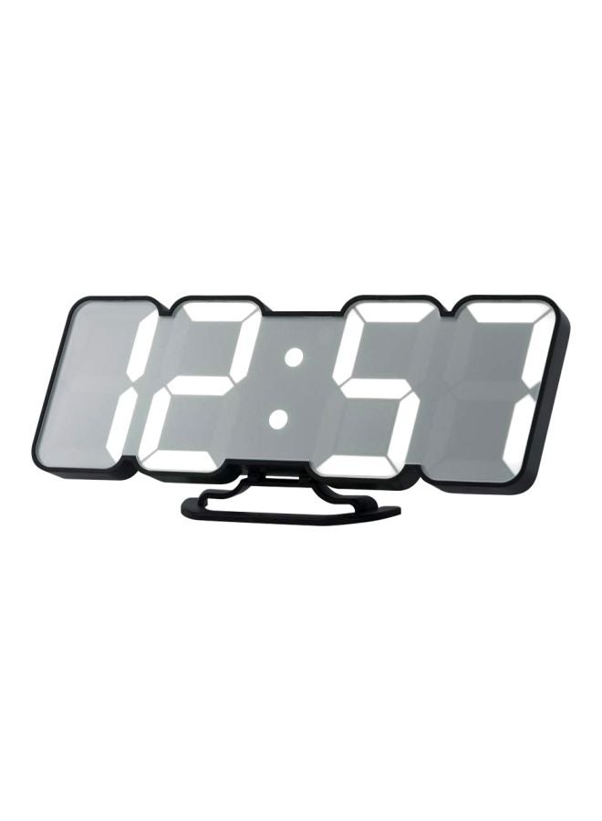Wireless LED Alarm Clock Black/White 23.5 x 4 x 9.2cm
