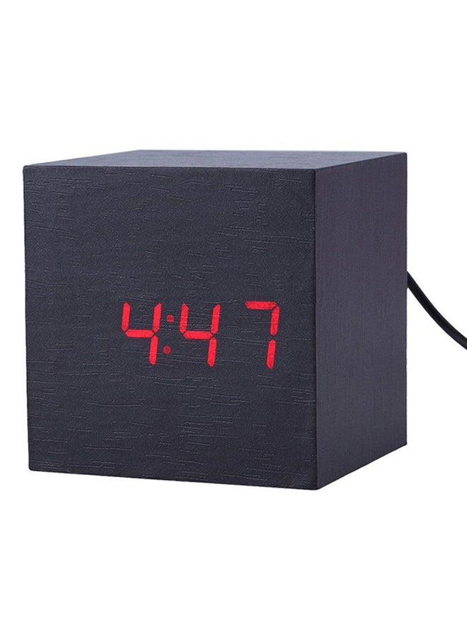 Digital LED Alarm Clock Black