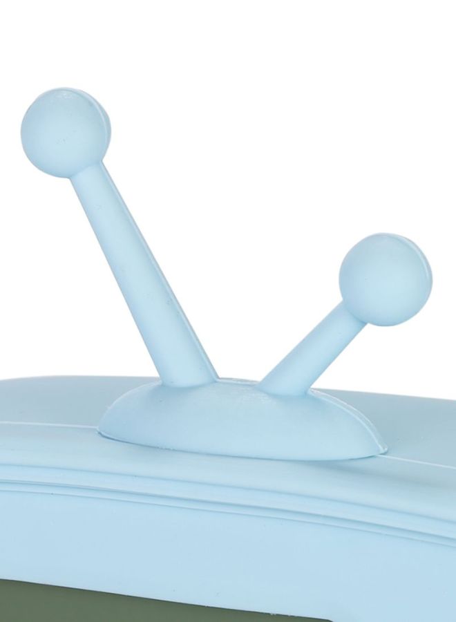 USB Rechargeable TV Alarm Clock Blue