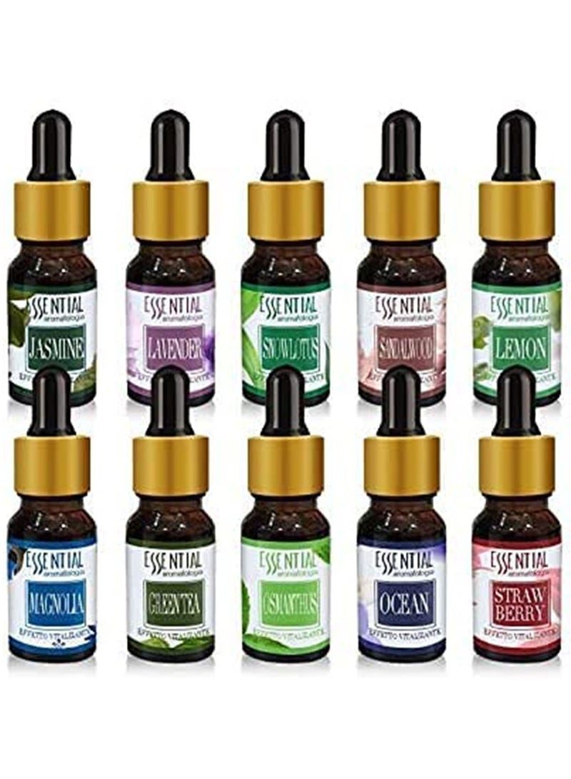 Essential Humidifier Oils aroma scented Lavender For Aromatherapy 10ML Set of 10 Pieces