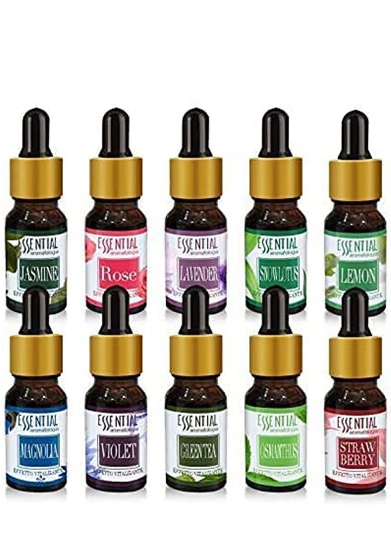 Essential Humidifier Oils aroma scented Lavender For Aromatherapy 10ML Set of 10 Pieces
