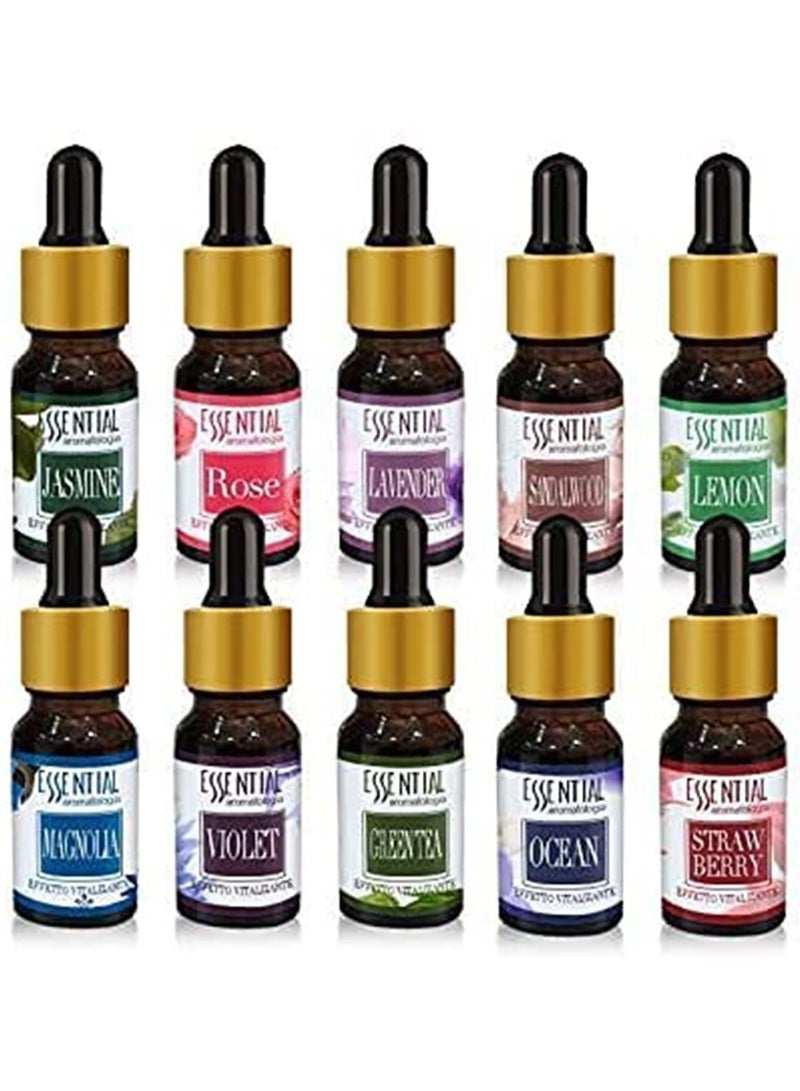 Essential Humidifier Oils aroma scented Lavender For Aromatherapy 10ML Set of 10 Pieces