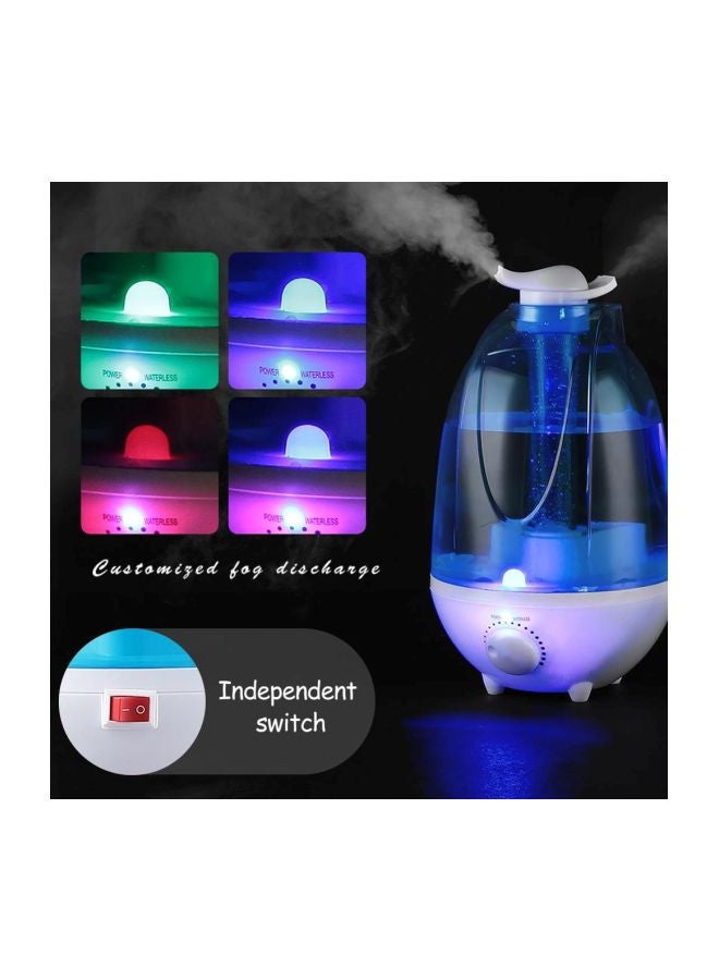 Ultrasonic Air Humidifier 2.5W Blue/White