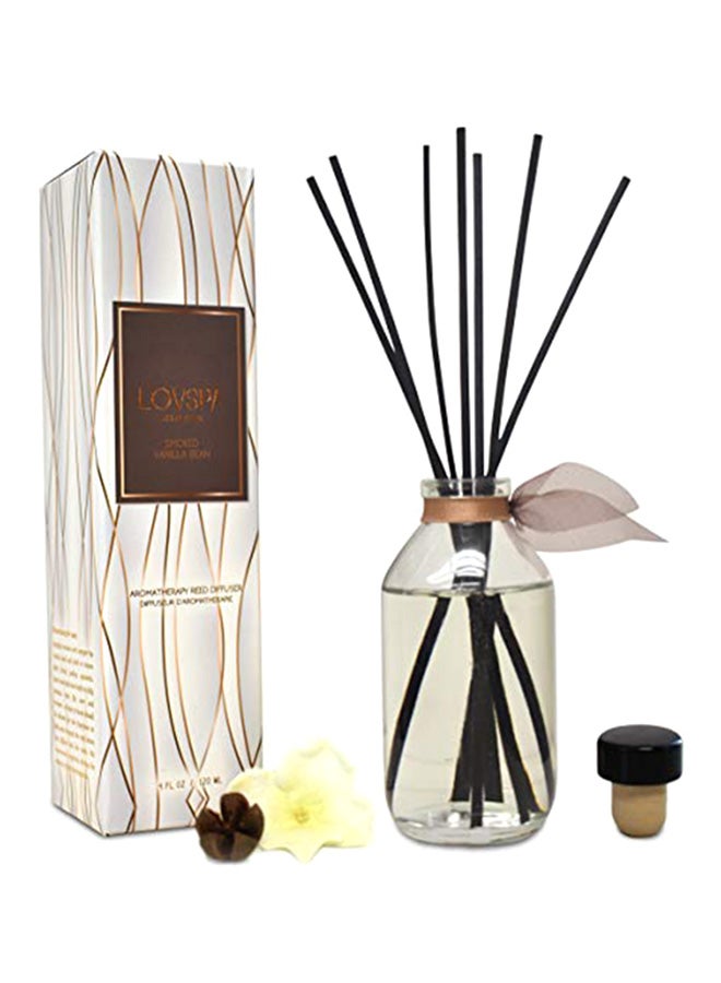 Smoked Vanilla Bean Reed Diffuser Set Scented Stick Multicolour 2.3X8.3X2.8 inch