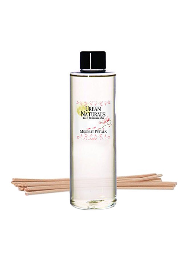 Moonlit Petals Scented Oil Reed Diffuser Refill 4 oz Multicolour