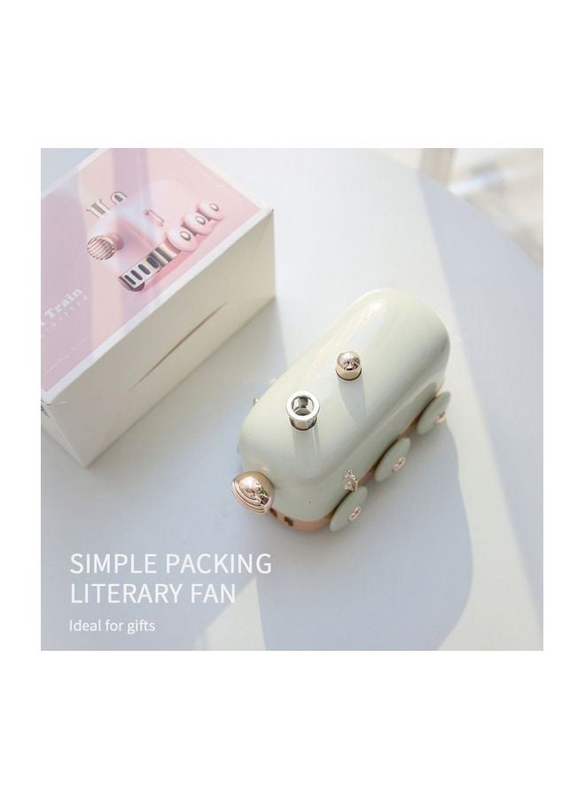 Ultrasonic Mini Train Humidifier 1.5W Green/Gold