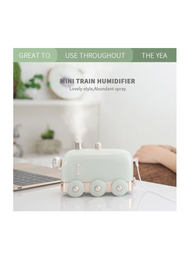 Ultrasonic Mini Train Humidifier 1.5W Green/Gold