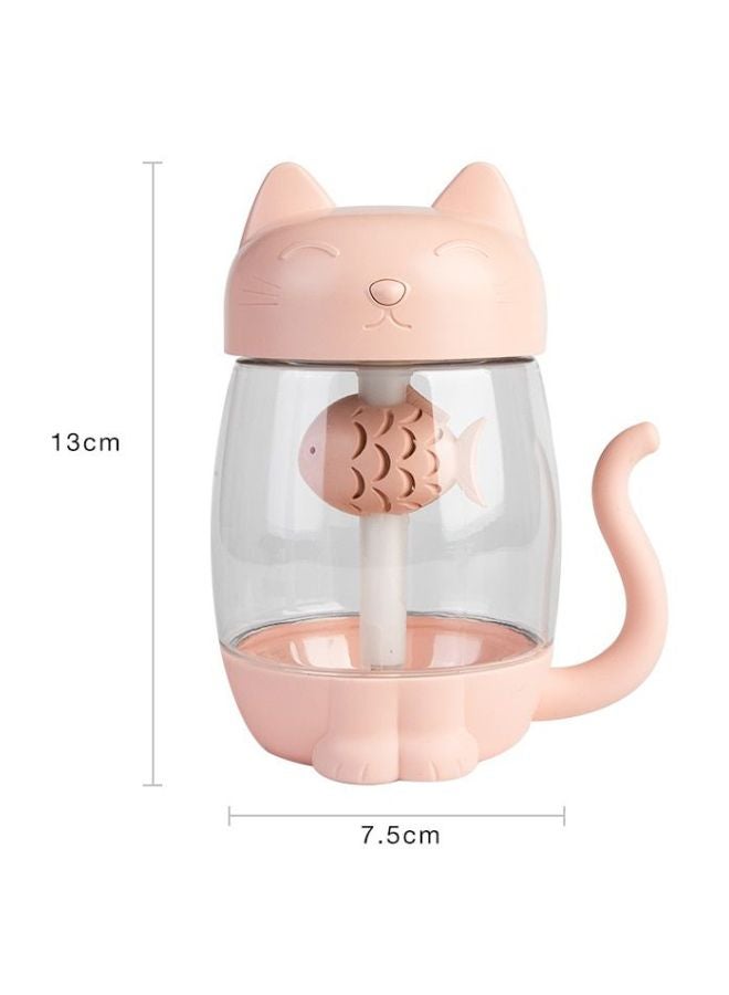 USB Cat Air Humidifier  2W Pink/Clear/White