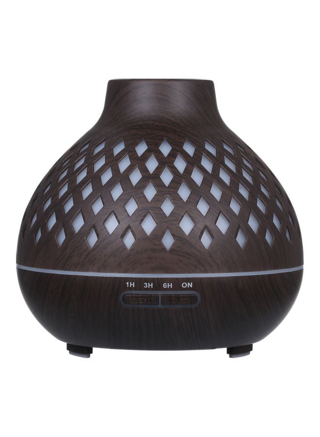 Ultrasonic Colour Changing Air Humidifier With Remote Control 12W Dark Brown