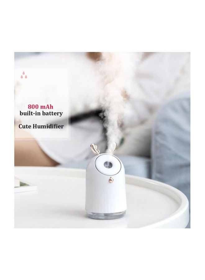 Wireless Aroma Essential Oil Air Humidifier 1.5W White