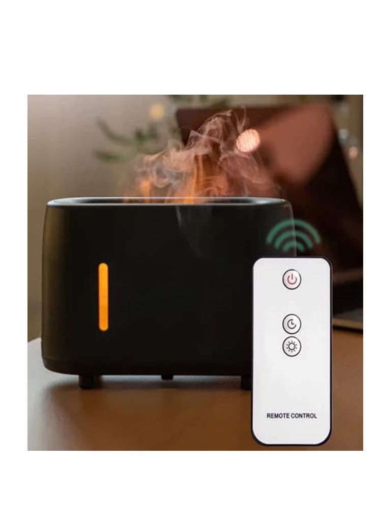 Aroma Diffuser OEM Flame 240ml Air Humidifier Remote Control Aromatherapy Essential Oil Diffuser Mist Sprayer Air Freshener Ultrasonic Fog Machine Household New Model Home Fragrance