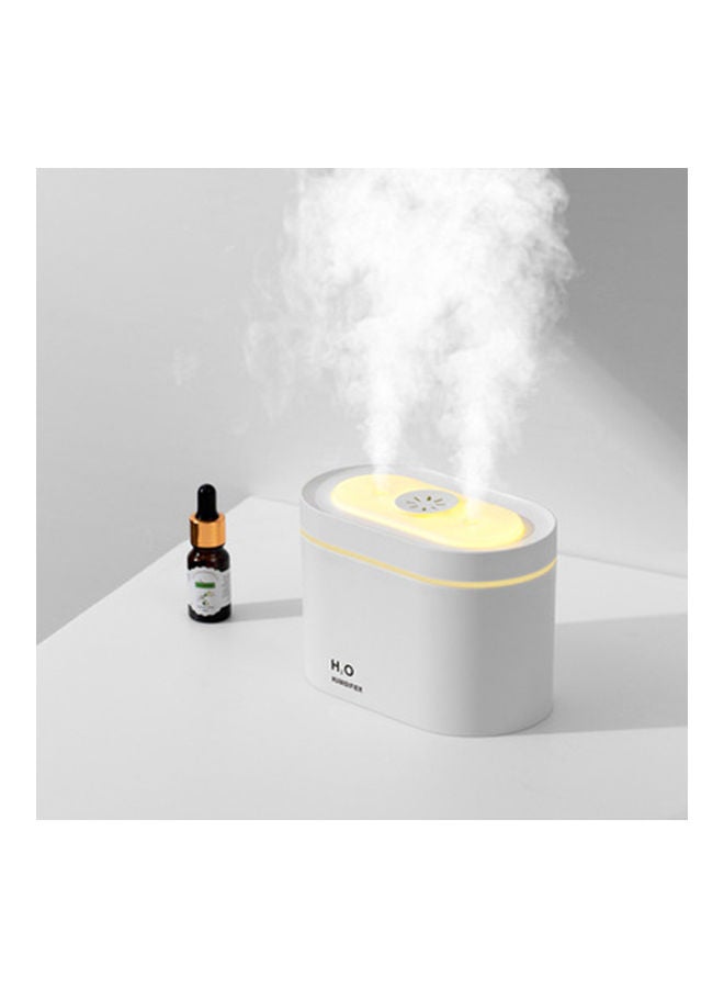 Smart Aroma Diffuser Heating Double Spray Humidifier White