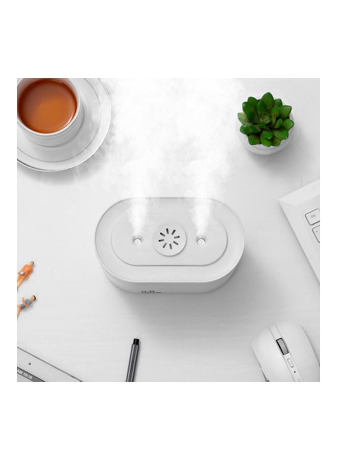 Smart Aroma Diffuser Heating Double Spray Humidifier White