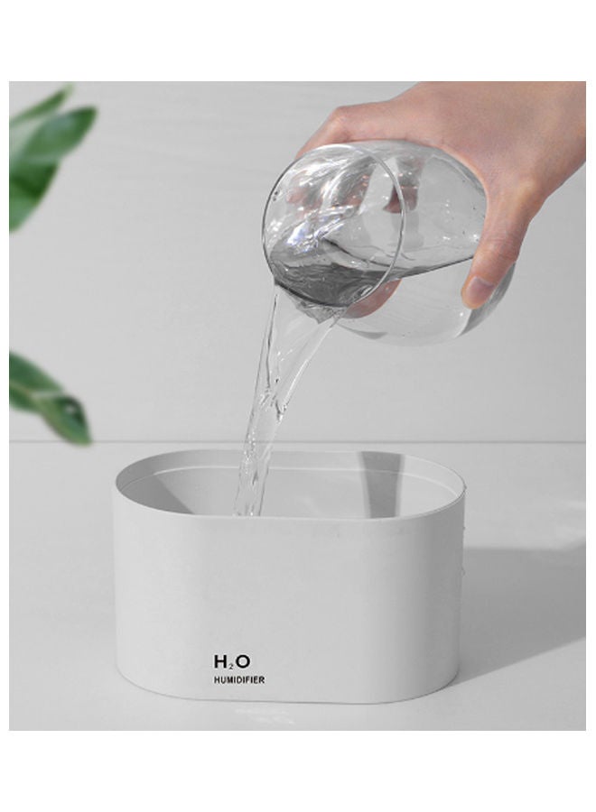 Smart Aroma Diffuser Heating Double Spray Humidifier White