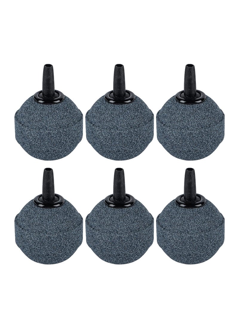 Aquarium 1.2 Inch Air Stone Ball Bubble Diffuser Release Tool for Pumps Fish Tanks Small Buckets and Koi Ponds, 6 Pack