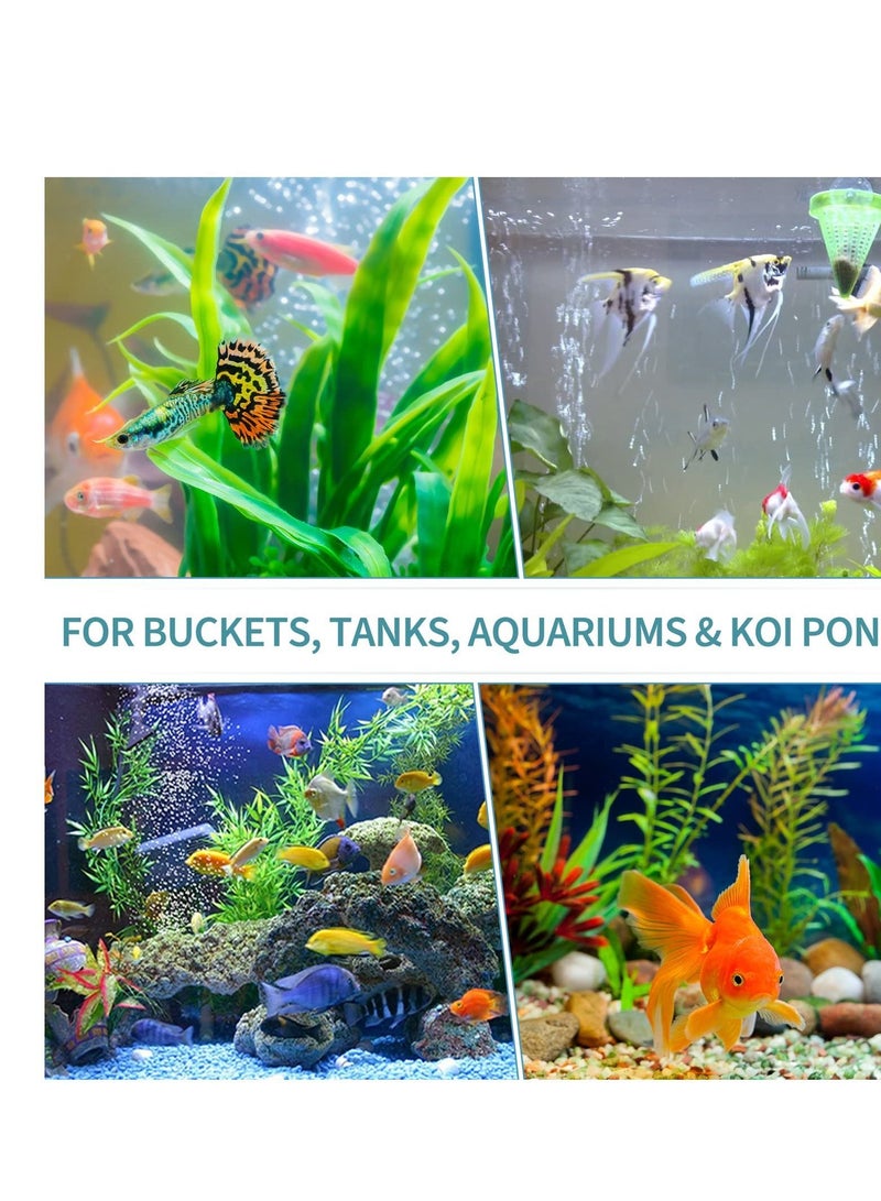 Aquarium 1.2 Inch Air Stone Ball Bubble Diffuser Release Tool for Pumps Fish Tanks Small Buckets and Koi Ponds, 6 Pack