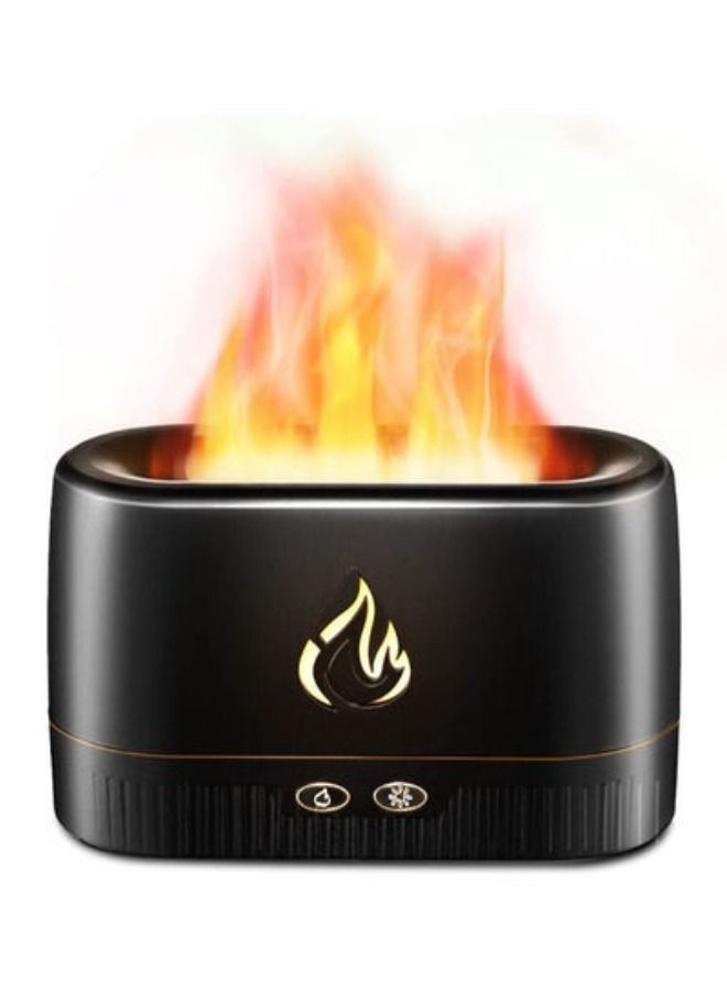 Essential Oil Diffuser with Flame Light 180mL Aromatherapy Mist Humidifier Quiet Air Diffusers with Auto Shut Off Protection
