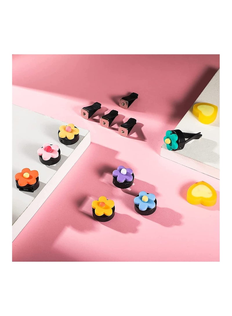 Air Vent Clip, 8 Pcs Car Interior Decoration Conditioner Clip Cute Charm Colorful Accessories Decorations