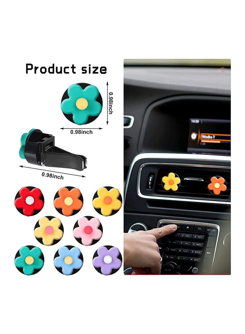 Air Vent Clip, 8 Pcs Car Interior Decoration Conditioner Clip Cute Charm Colorful Accessories Decorations