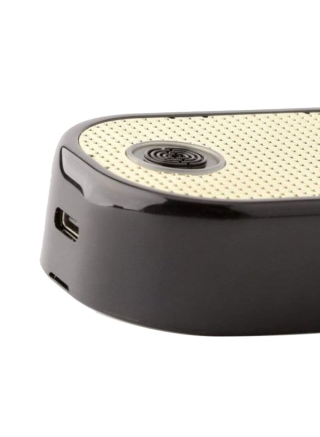 Portable Smart Bakhour Device Black/Gold 8.5x8.5cm