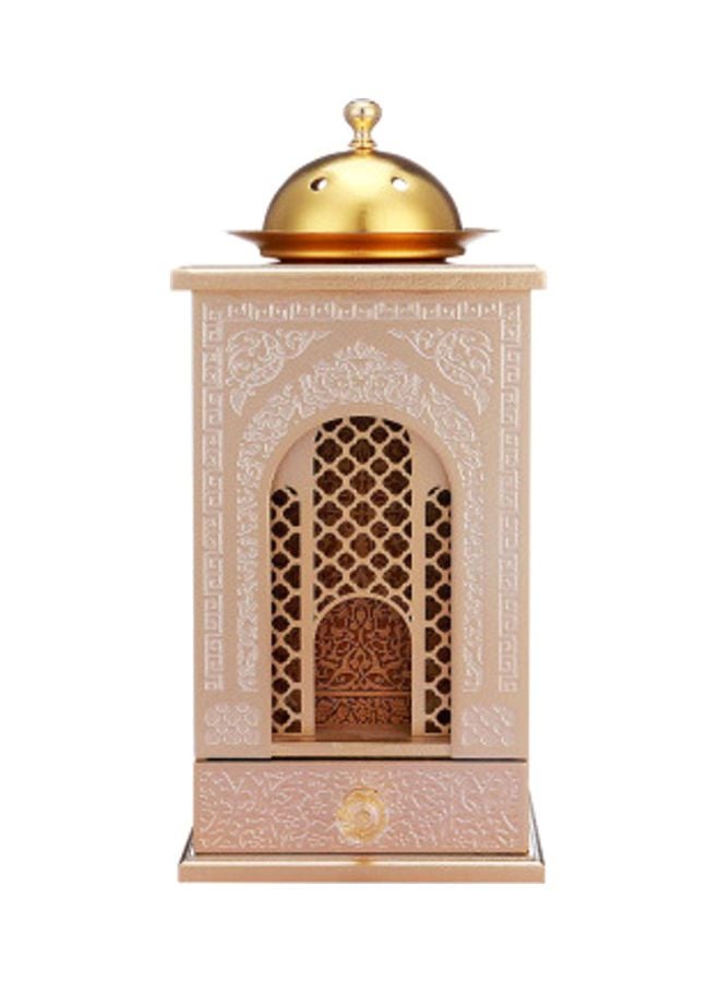 Incense Holder Beige/Pink/Gold 12x24cm