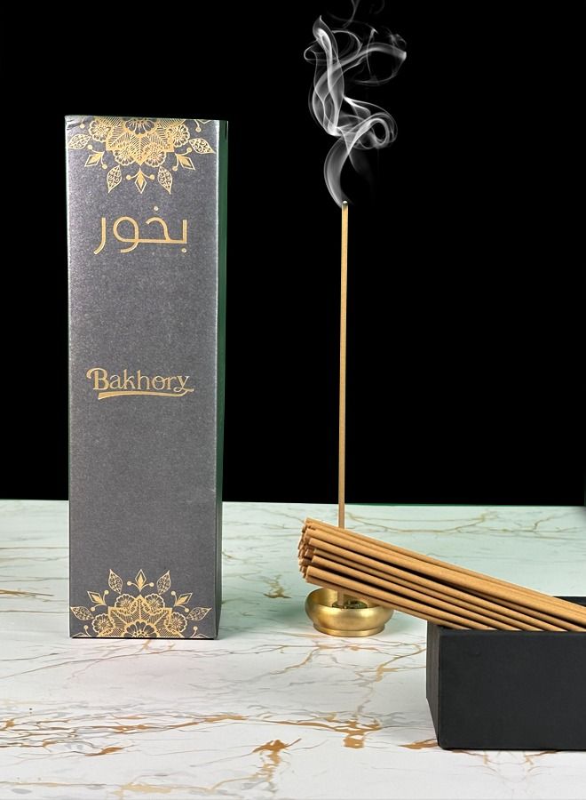 Cambodian Oud Incense Sticks, Agarwood, 3mm Thick 111 Sticks for Home, Office, Yoga, Meditation, 100g