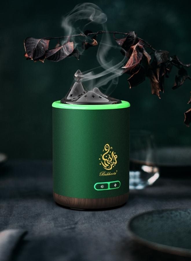 B19 Circular Tower Electric Bukhoor Burner with Light – Stylish Arabic Mubkhar for Oud and Incense