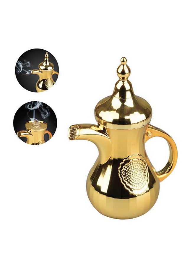 2-In-1 Teapot Home Incense Burner gold 13.8*9.9inch