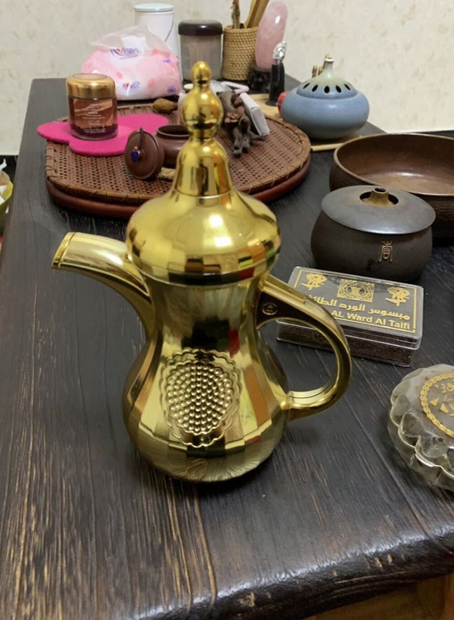 2-In-1 Teapot Home Incense Burner gold 13.8*9.9inch