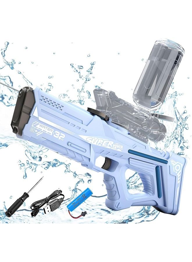 Electric Water Gun Toy High Capacity Battery Powered Automatic Squirt Gun for Kids and Adults 50ft Range Squirt Gun Toy for Kids