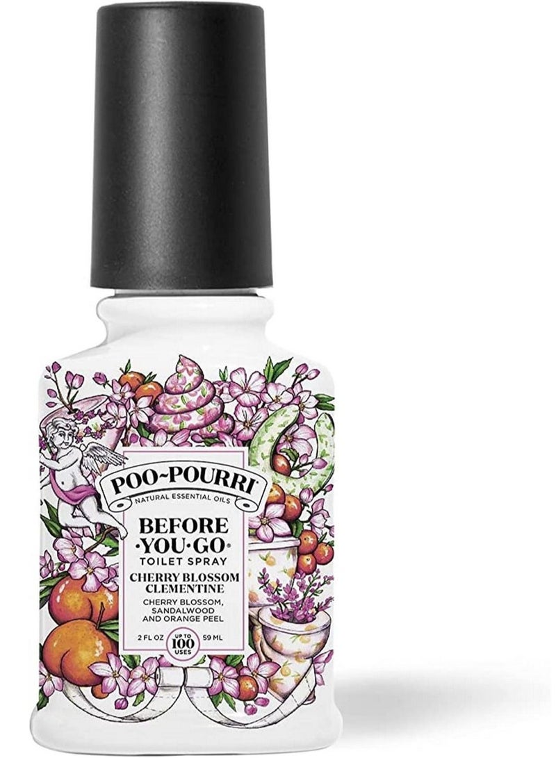 Before-You- go Toilet Spray, 2 Oz, Cherry Blossom Clementine