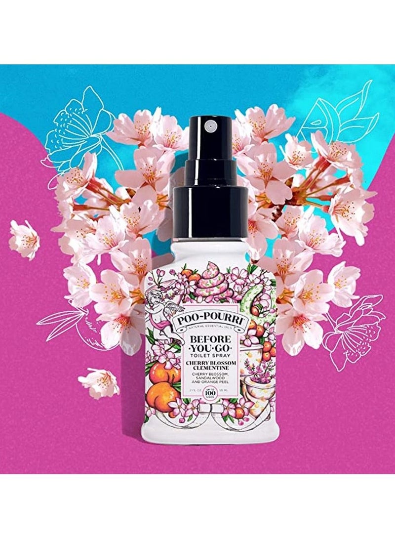 Before-You- go Toilet Spray, 2 Oz, Cherry Blossom Clementine