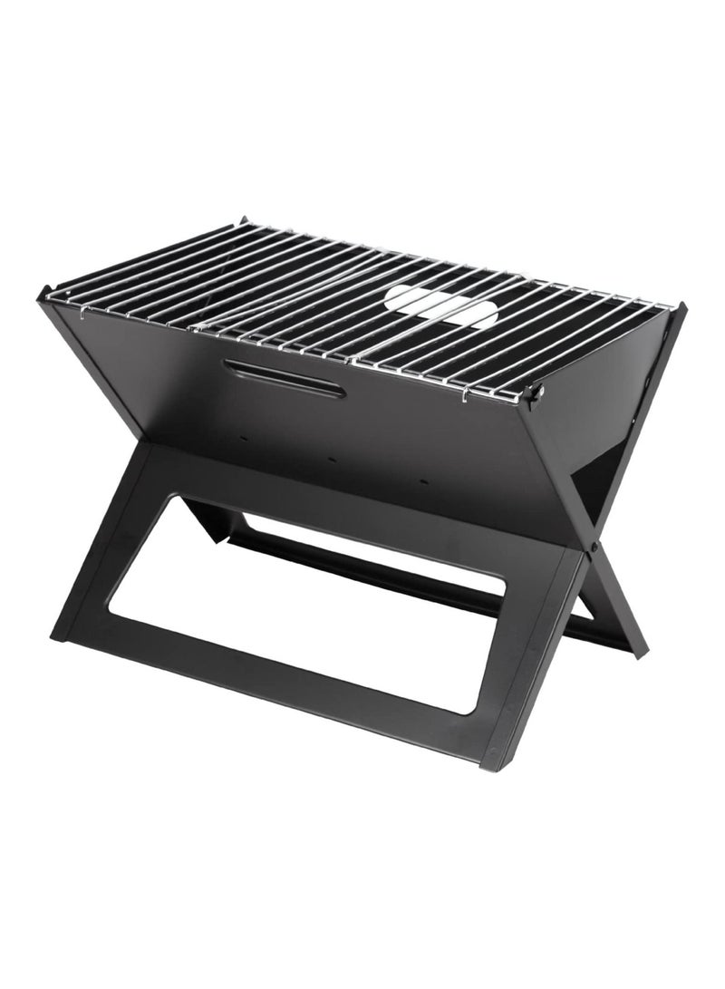 Portable Charcoal Grill, Space-saving & Foldable BBQ Barbecue Grill, Large Grilling Surface and Capacity Grill for Camping, Travel, Garden, Outdoor