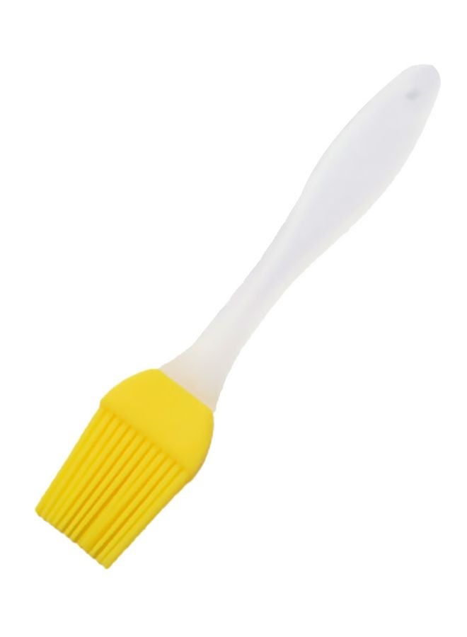 Silicone Basting Brush Yellow/White 17x3.2cm