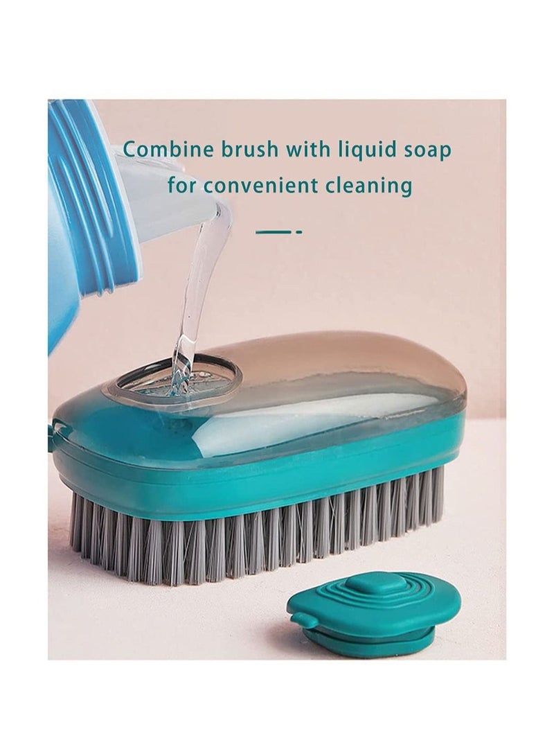 1pc Dishwashing Cleaning Brush, Anti-Slip Design High Quality Durable Soft Bristle Brush for Bathtub, Tile, Sink, Curtain Tablecloth Scrubbing