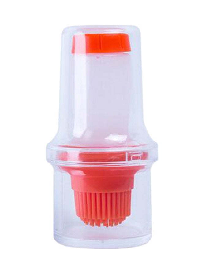 Silicone Heat Resisting Basting Brush Red/Clear